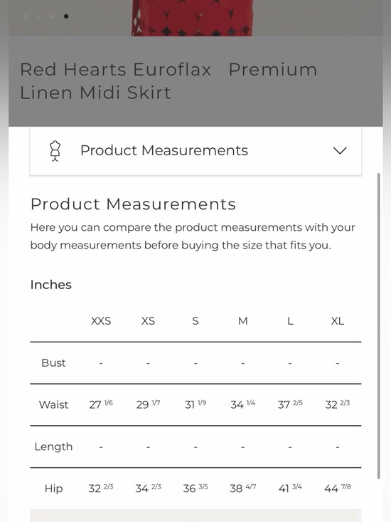 Farm Rio: Red Hearts Euroflax Premium
Linen Midi Skirt - Picture 12 of 12